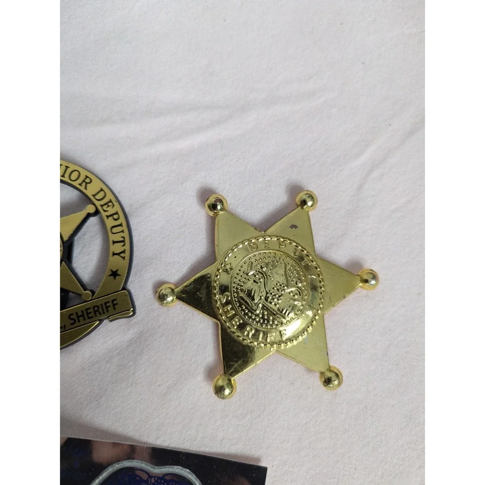 3 lot Junior police officer deputy plastic toy sticker Kissimmee Osceola County